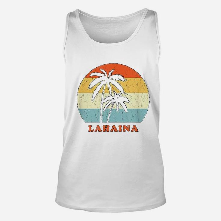 Lahaina Maui Vintage Sun And Surf Vacation Gift Unisex Tank Top