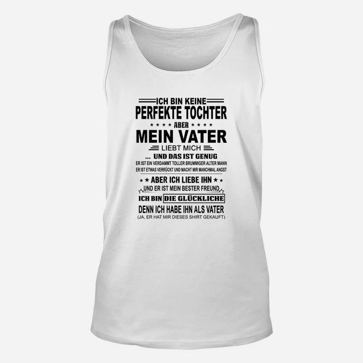 Liebe zum Vater Design Unisex TankTop, Statement-Tee für Töchter