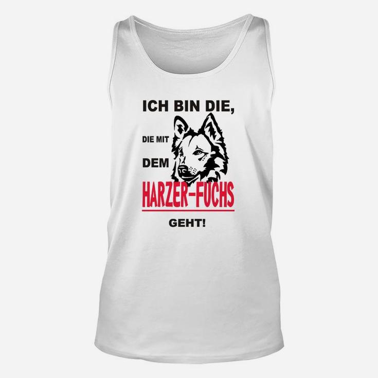 Lustiges Harzer-Fuchs Unisex TankTop für Hundeliebhaber, Hunde-Design Tee