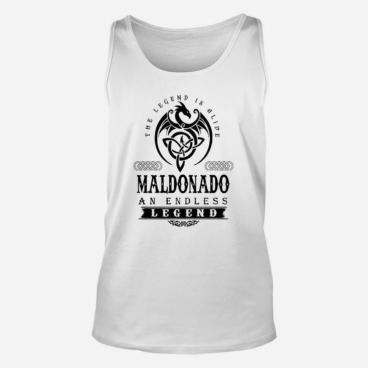 Maldonado An Endless Legend Unisex Tank Top