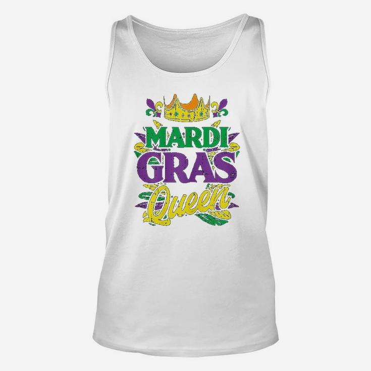 Mardi Gras Queen Crown Funny Mardi Gras Carnival Unisex Tank Top