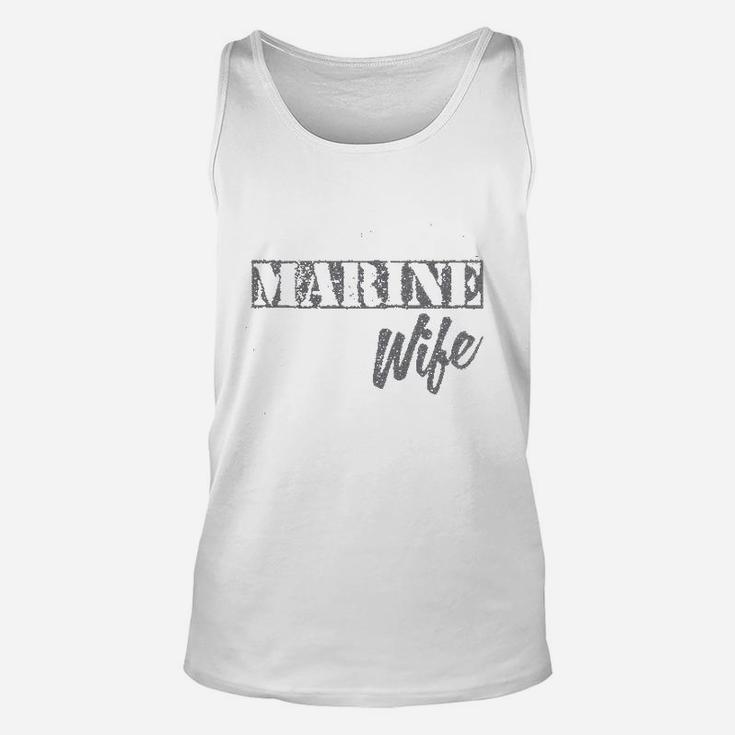 Marine Wife Unisex Tank Top