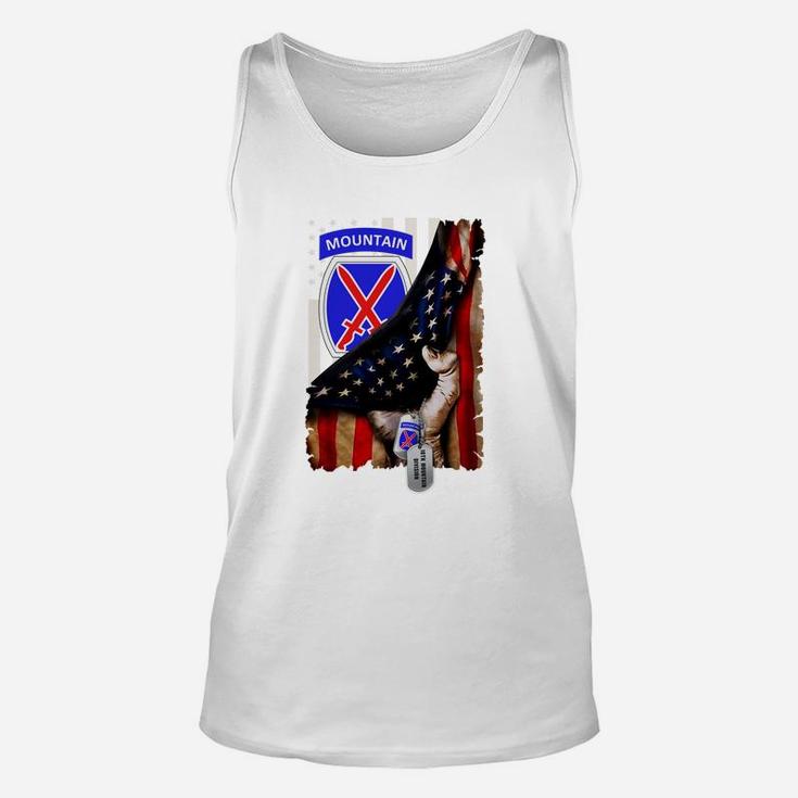 Meet My 10th Mountain Division Dad Jobs Gifts Unisex Tank Top