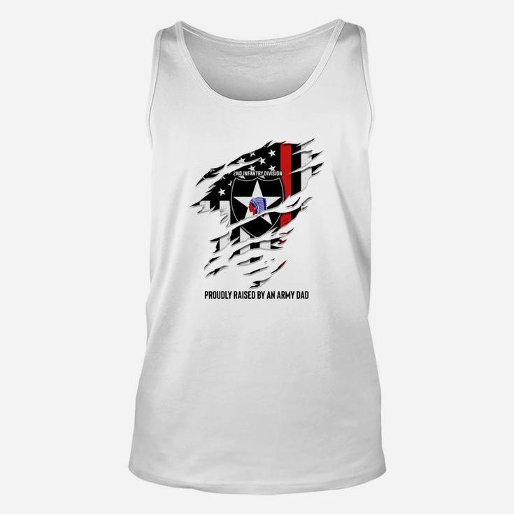 Meet My 2nd Infantry Division Dad Jobs Gifts Unisex Tank Top