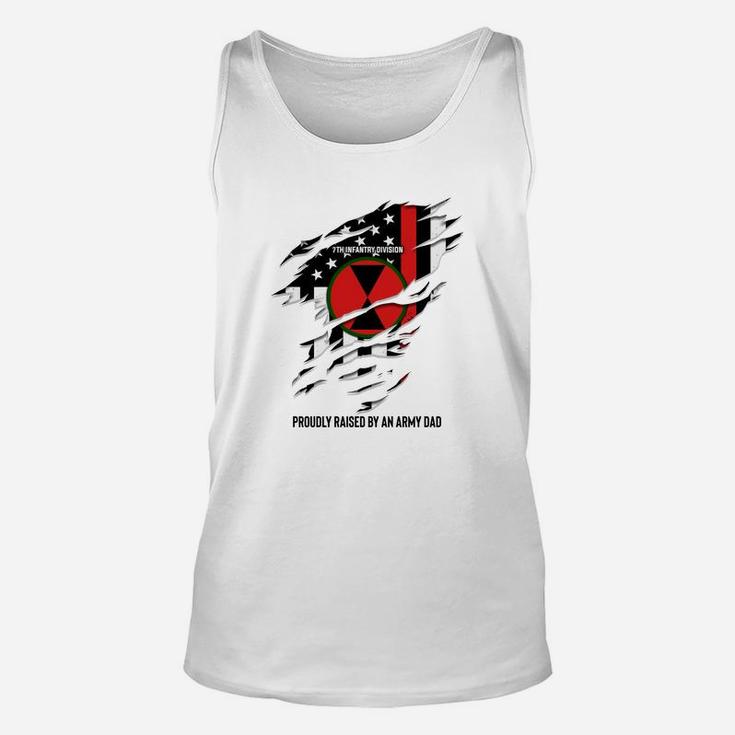 Meet My 7th Infantry Division Dad Jobs Gifts Unisex Tank Top