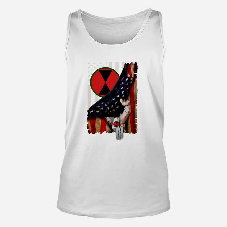 Meet My 7th Infantry Division Dad Jobs Gifts Unisex Tank Top