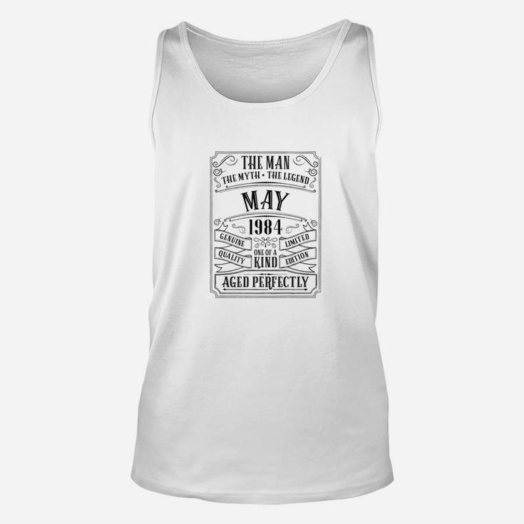 Mens 35th Birthday May Dad Uncle Gifts For 35 Year Old Men  Unisex Tank Top