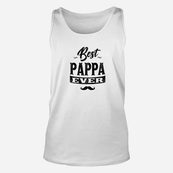 Mens Family Fathers Day Best Pappa Ever Men Unisex Tank Top