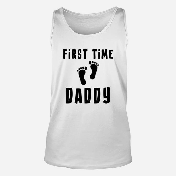 Mens First Time Daddy Funny For New And Expecting Dads Unisex Tank Top