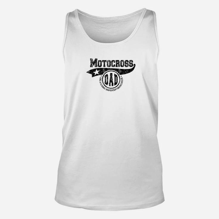 Mens Motocross Dad Fathers Day Gift Father Sport Men Unisex Tank Top