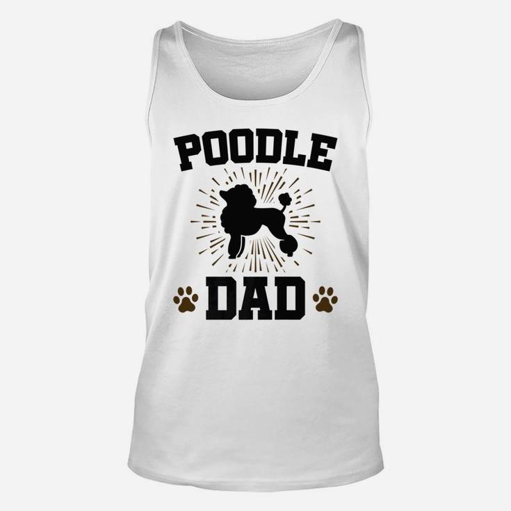 Mens Poodle Dad Poodles Dog Gifts For Men Unisex Tank Top