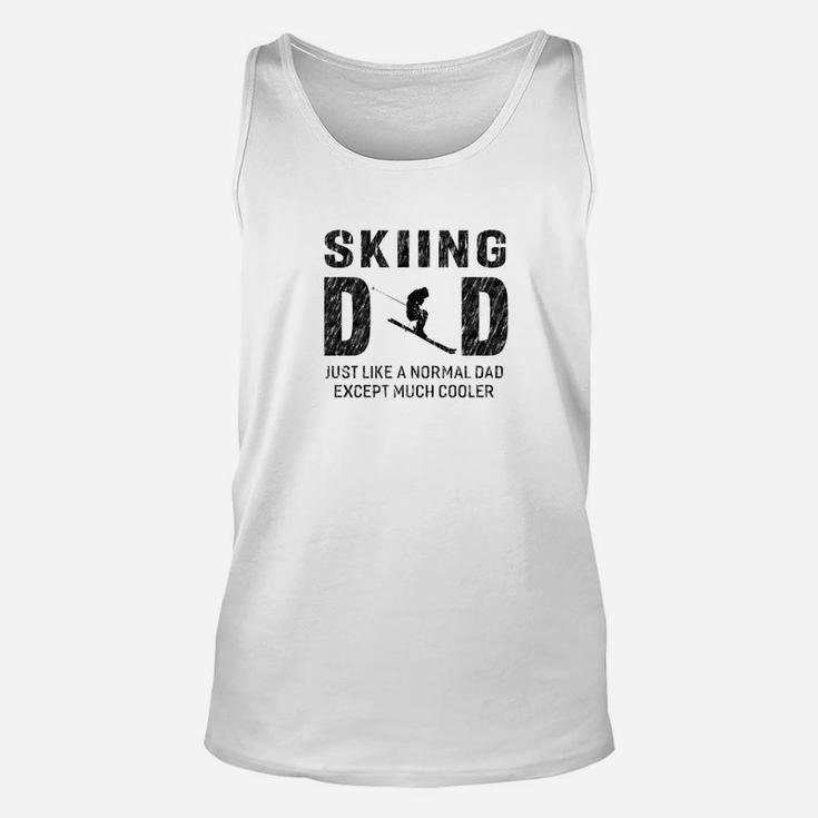 Mens Skiing Dad Gifts For Father Ski Men Unisex Tank Top