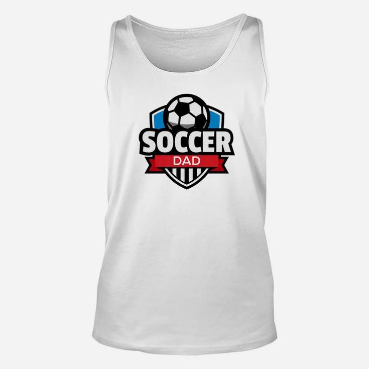 Mens Soccer Dad Fathers Day Mens Gif Premium Unisex Tank Top