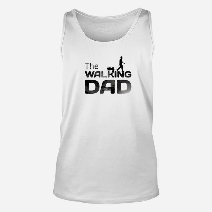 Mens The Walking Dad Present For Dad Father Premium Unisex Tank Top