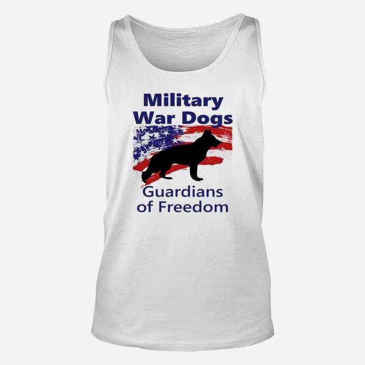 Military War Dogs Unisex Tank Top