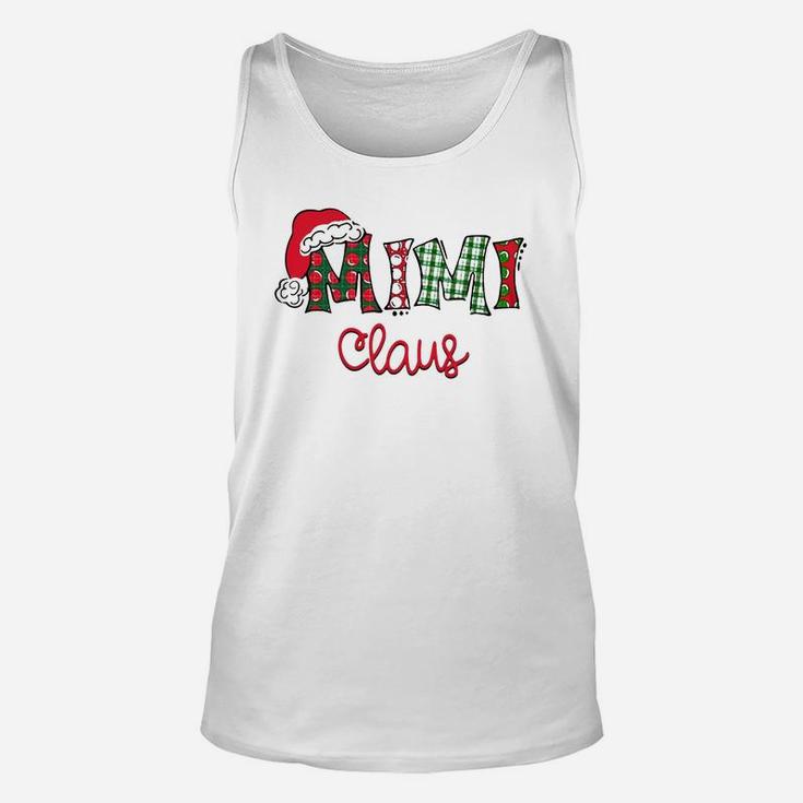 Mimi Claus Christmas Santa Claus Hat Grandma Gift Unisex Tank Top