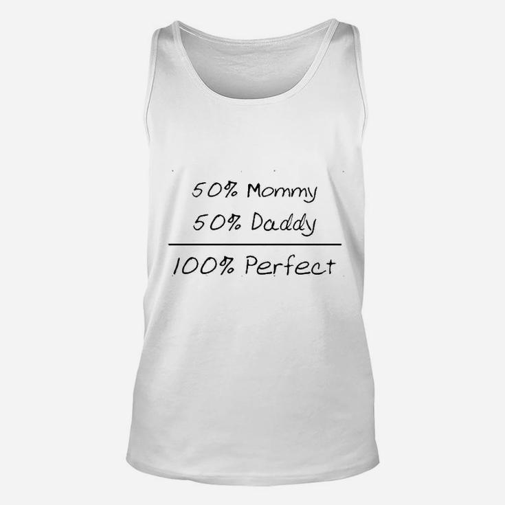 Mommy Daddy Perfect Mom Dad, dad birthday gifts Unisex Tank Top
