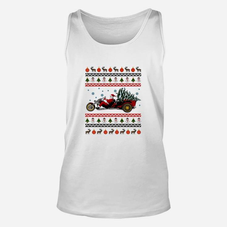 Motorrad Weihnachtspullover Herren Unisex TankTop, Lustiges Design