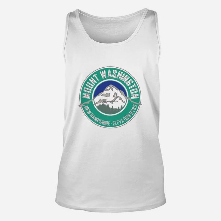 Mount Washington New Hampshire Mountain Climbing Hiking Explore Teal Graphic Tshirt Christmas Ugly Sweater Unisex Tank Top