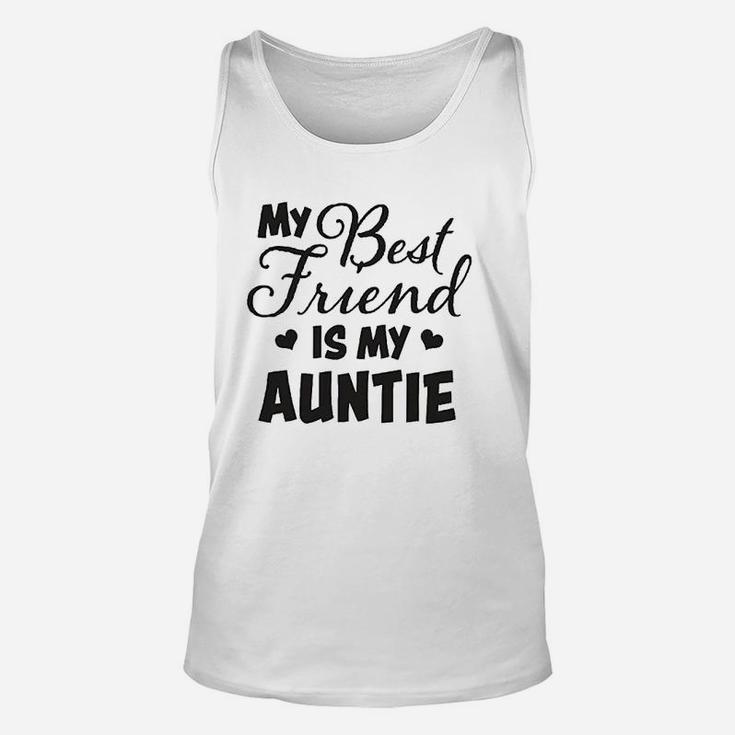 My Best Friend Is My Auntie With Hearts, best friend gifts Unisex Tank Top