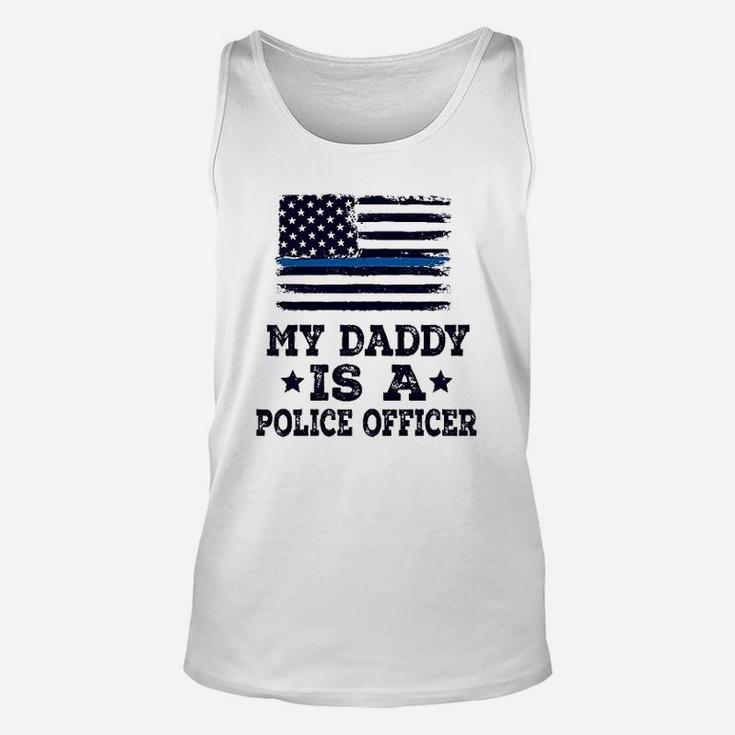 My Daddy Is A Police Officer, best christmas gifts for dad Unisex Tank Top