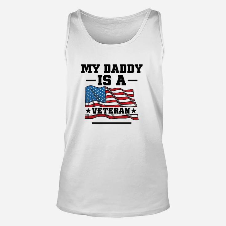 My Daddy Is A Veteran, dad birthday gifts Unisex Tank Top