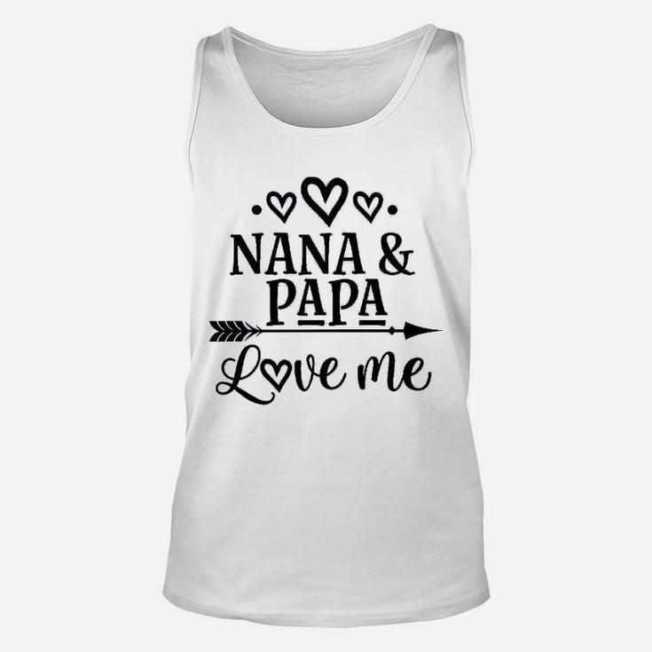 Nana Papa Love Me Grandchild, best christmas gifts for dad Unisex Tank Top
