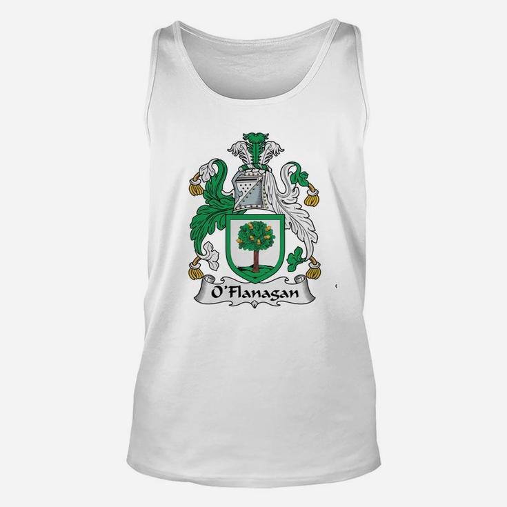 O'flanagan Coat Of Arms Irish Family Crests Unisex Tank Top