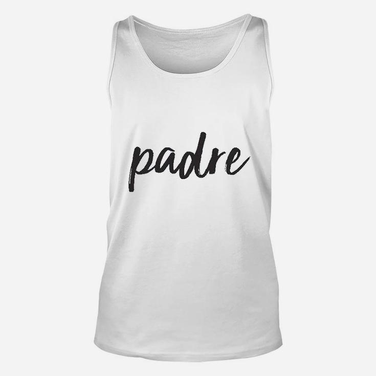 Padre Awesome Fathers Day Unisex Tank Top