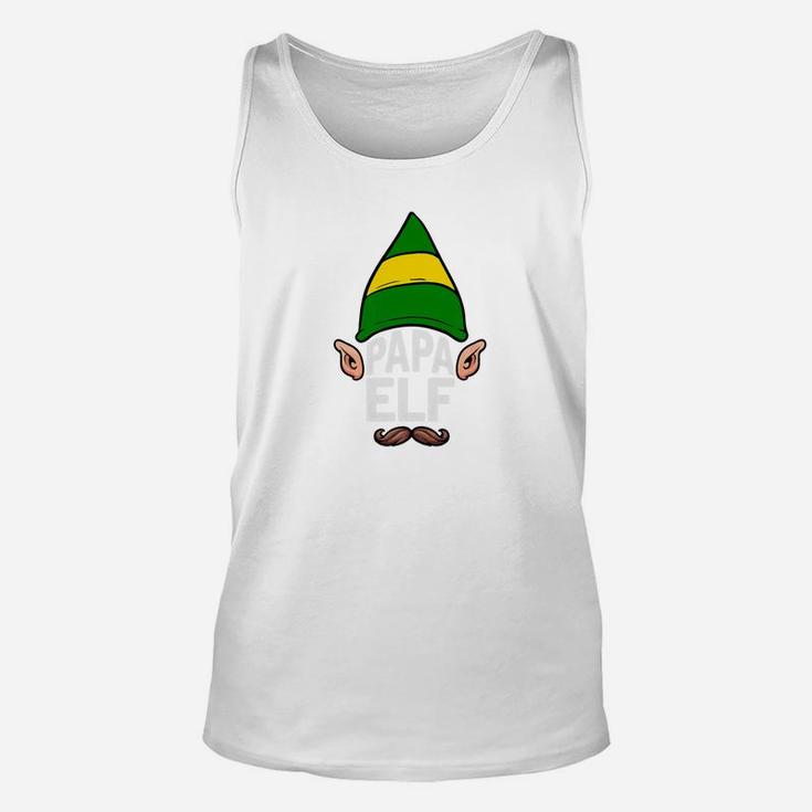 Papa Elf Shirt Elf Family Christmas Gift Unisex Tank Top