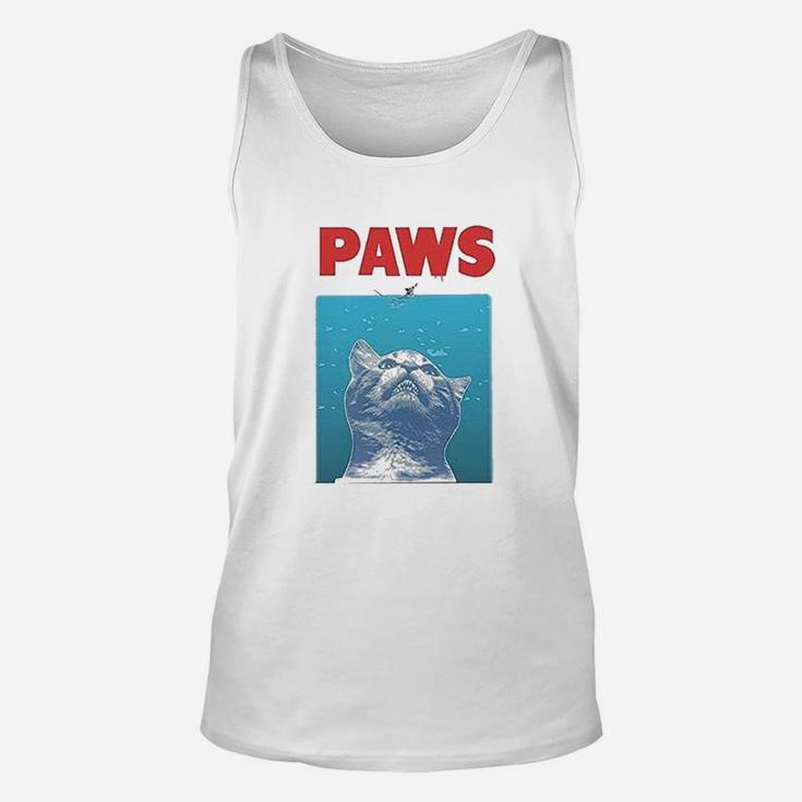 Paws Funny Cat For Cat Lovers Unisex Tank Top