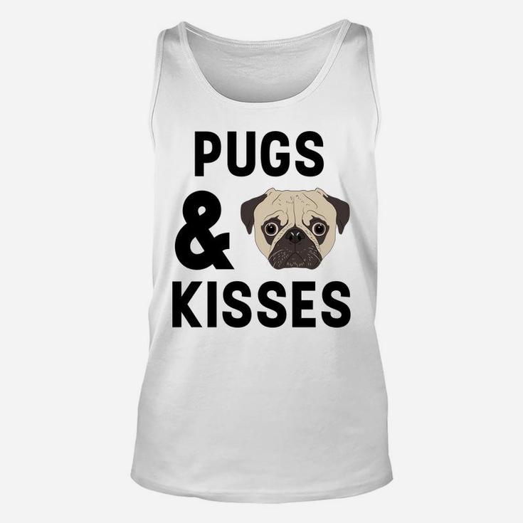 Pugs And Kisses Hugs Funny Valentines Day Gift Unisex Tank Top