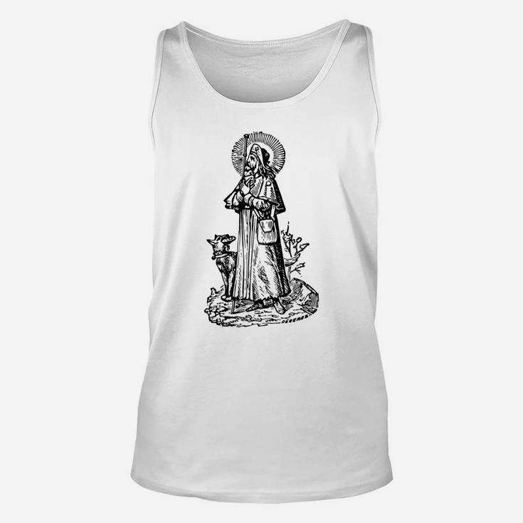Saint With Dog Religious Icon Art Dtf529a Unisex Tank Top