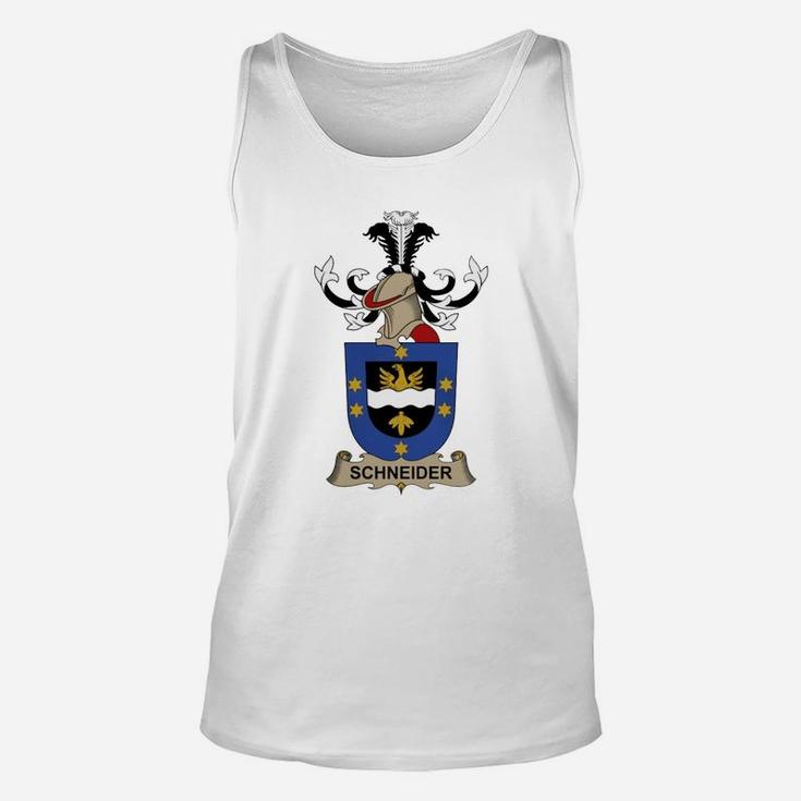Schneider Coat Of Arms Austrian Family Crests Austrian Family Crests Unisex Tank Top