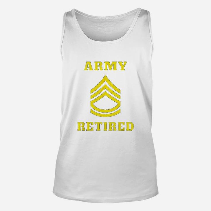 Sergeant First Class Army Retired Unisex Tank Top