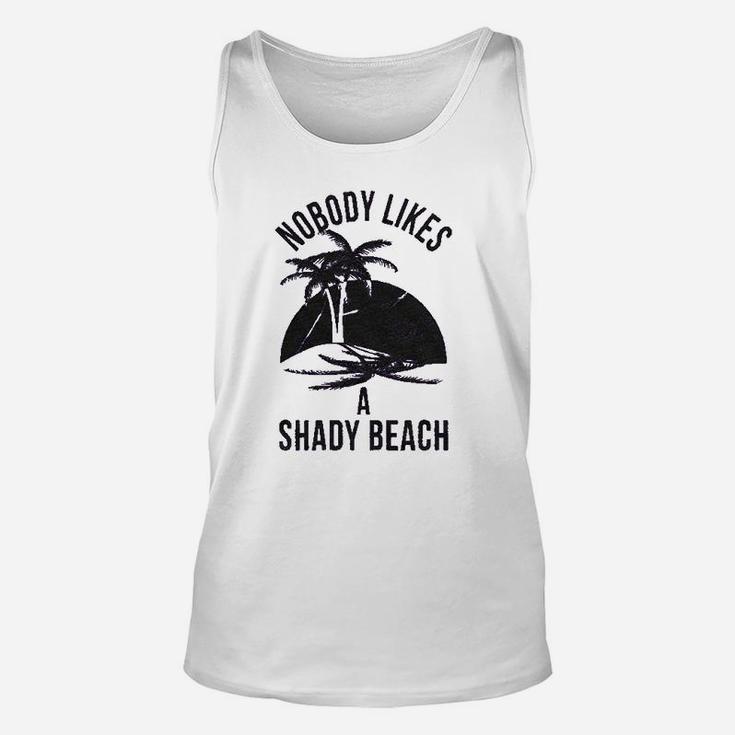 Shady Beach Funny Cute Vacation Vintage Unisex Tank Top