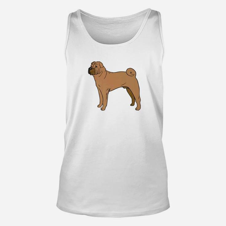 Sharpei Dog Breed Gift For Animal Dogs Lover Unisex Tank Top