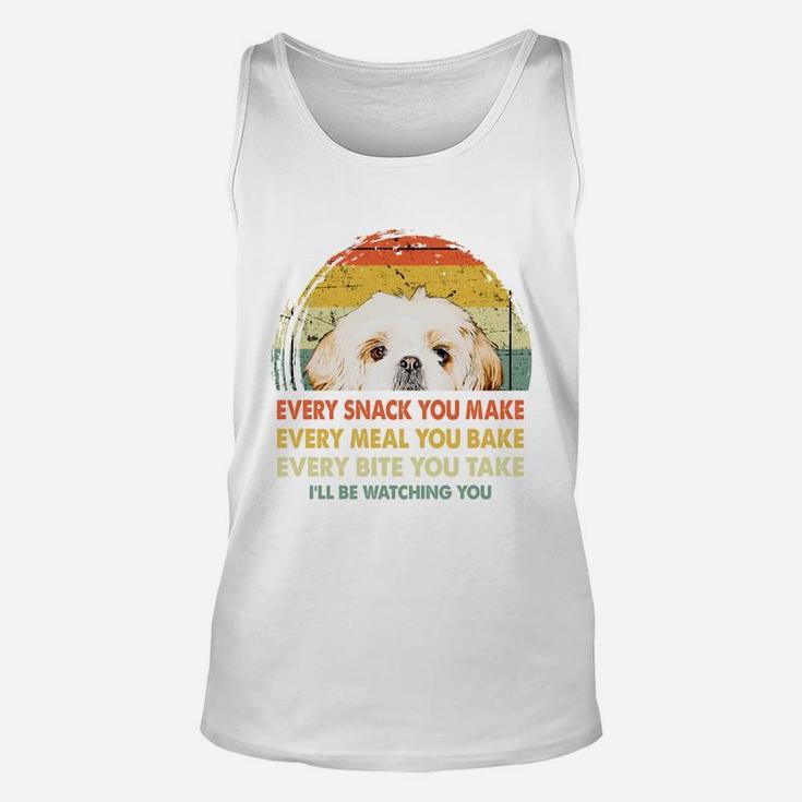 Shih Tzu Every Snack You Make Every Meal You Bake Dog Lovers 2020 Unisex Tank Top