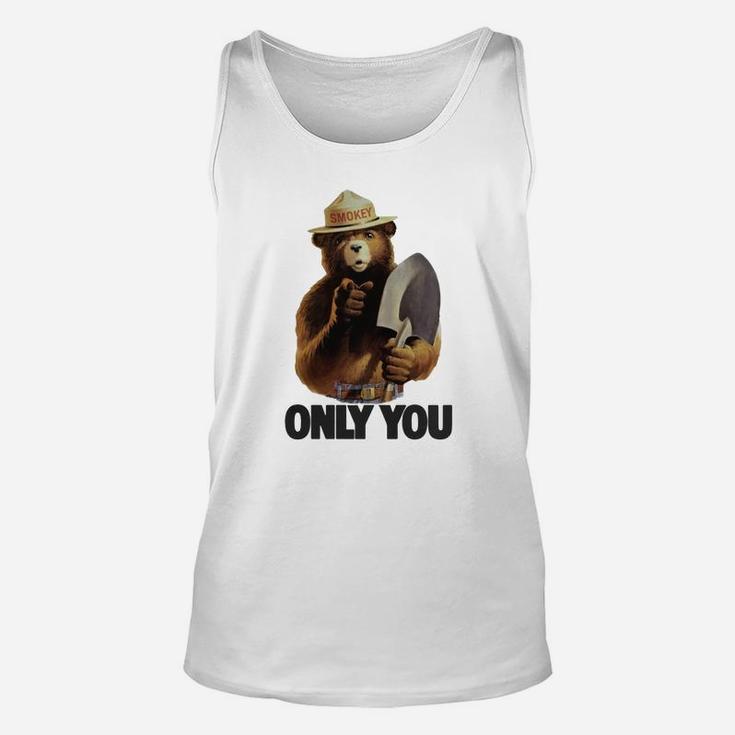 Smokey Bear Only You Kids T Shirt Unisex Tank Top