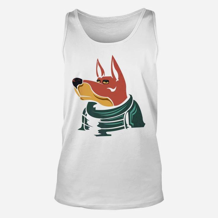Space Dog Astronaut Funny Space Galaxy Unisex Tank Top
