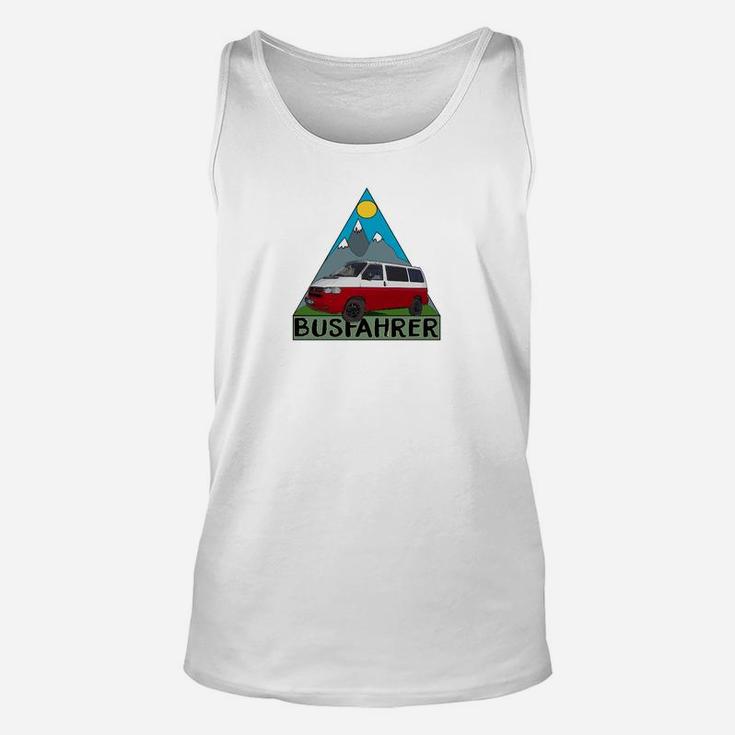 Stolzer Busfahrer Retro Unisex TankTop, Vintage Bus Motiv