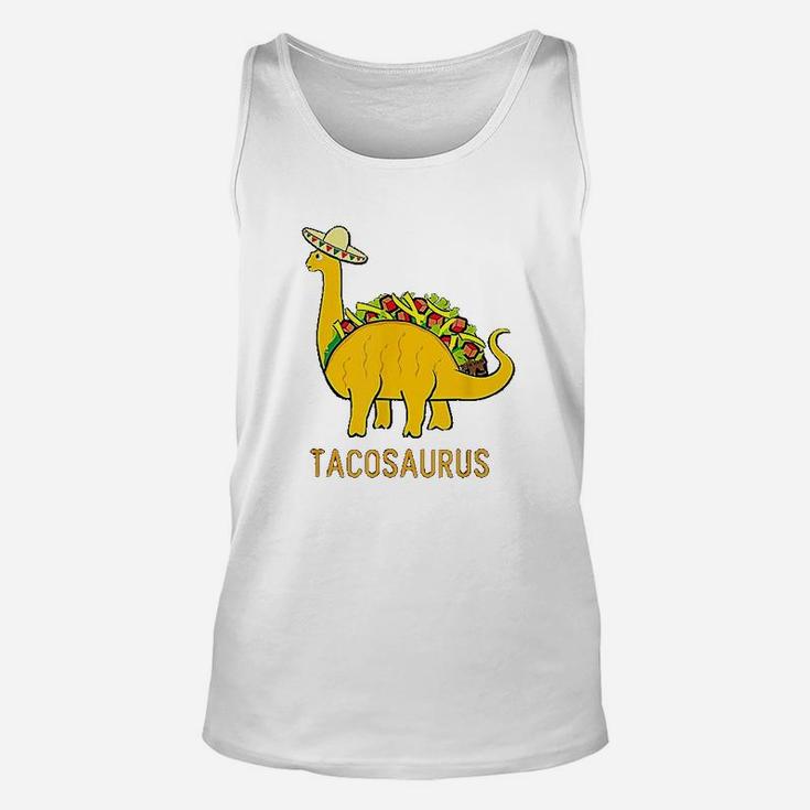 Tacosaurus Cinco Funny Taco Dinosaur Gift Unisex Tank Top