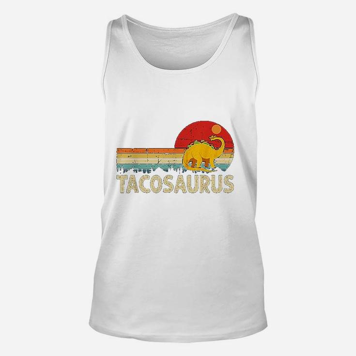 Tacosaurus Shirt Vintage Cinco De Mayo Gift Taco Dinosaur Unisex Tank Top