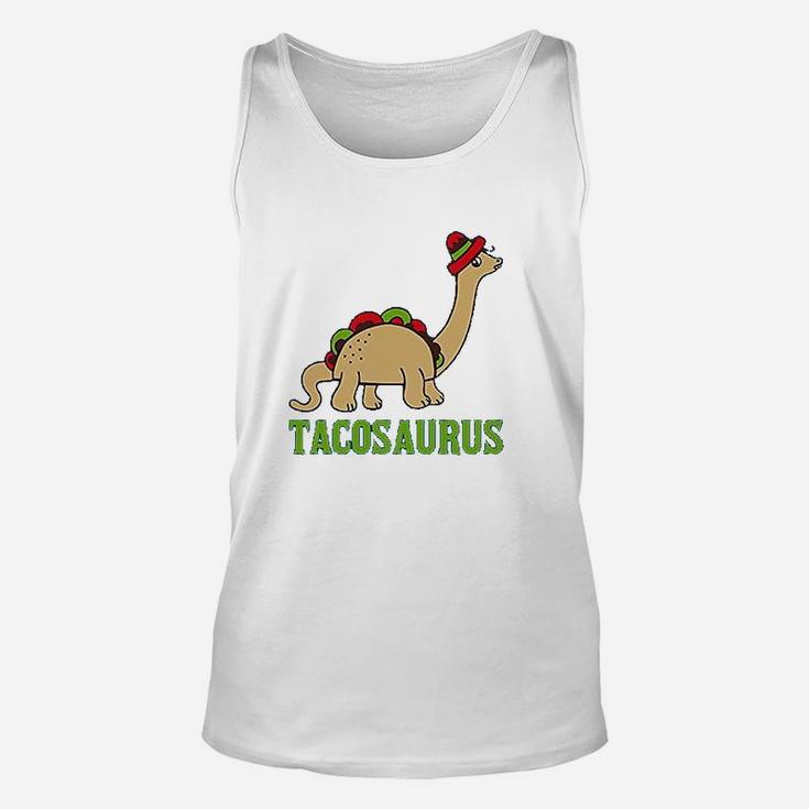 Tacosaurus Taco Stegosaurus Funny Taco Dinosaur Unisex Tank Top