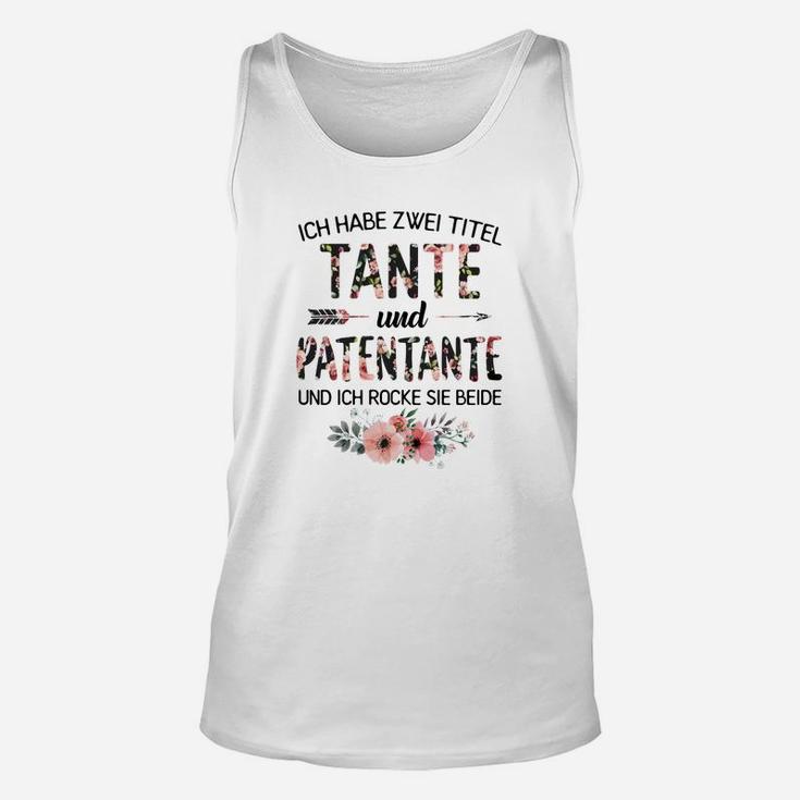 Tante & Patentante Unisex TankTop, Stolzes Tanten Design