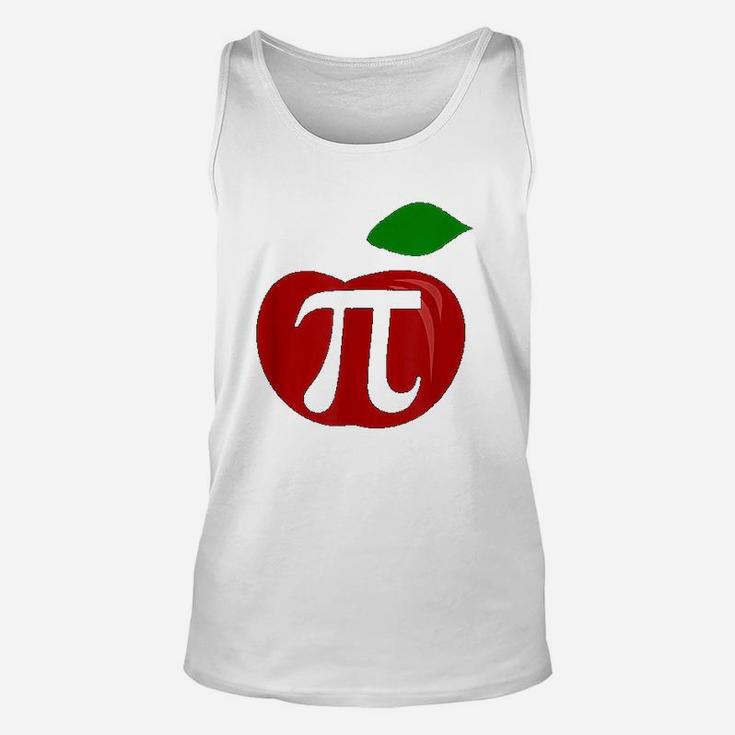 Thanksgiving Apple Pie Lover Funny Pi Day Math Teacher Unisex Tank Top