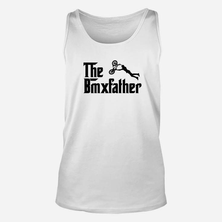 The Bmx Father Funny Bike Racing Dad Unisex Tank Top