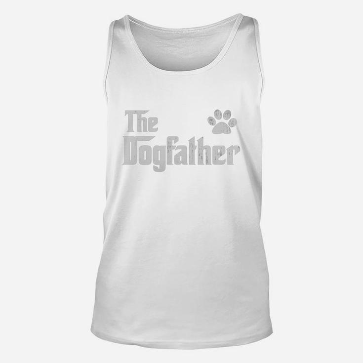 The Dogfather Shirt Dog Dad Fathers Day Dog Lover Gift Shirt Unisex Tank Top
