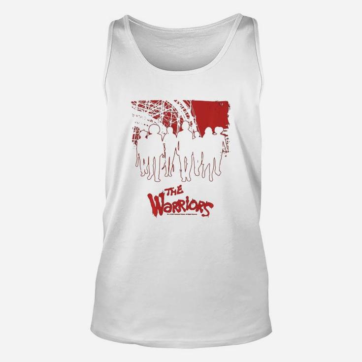 The Warriors Coney Island Group Silhouette Unisex Tank Top