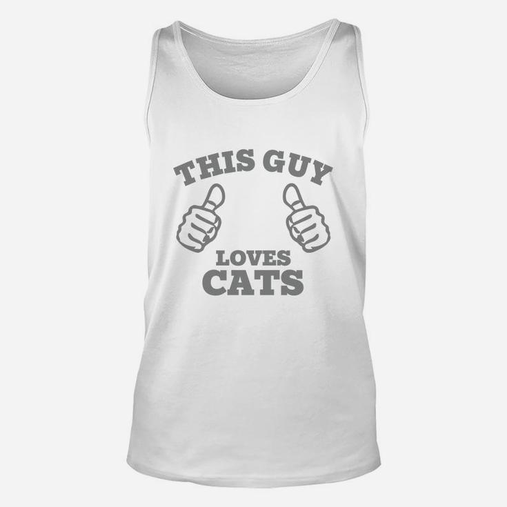 This Guy Loves Cats T-shirts Unisex Tank Top